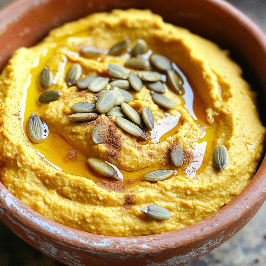 Pumpkin Spice Hummus Tasty Autumn Flavor Boost