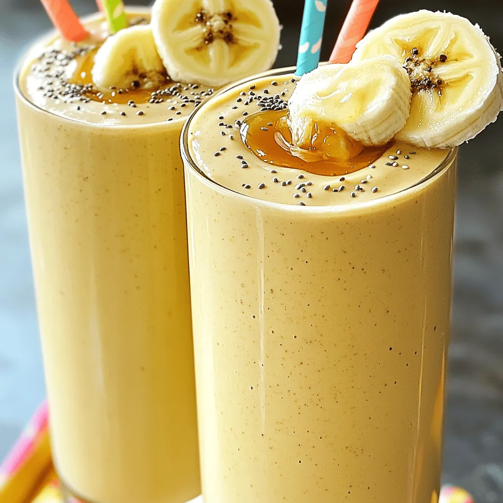 Peanut Butter Banana Smoothie Simple and Tasty Recipe