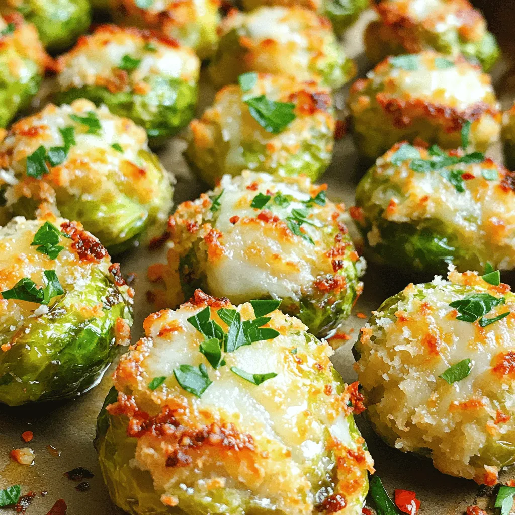 Parmesan Roasted Brussels Sprouts Savory Side Dish