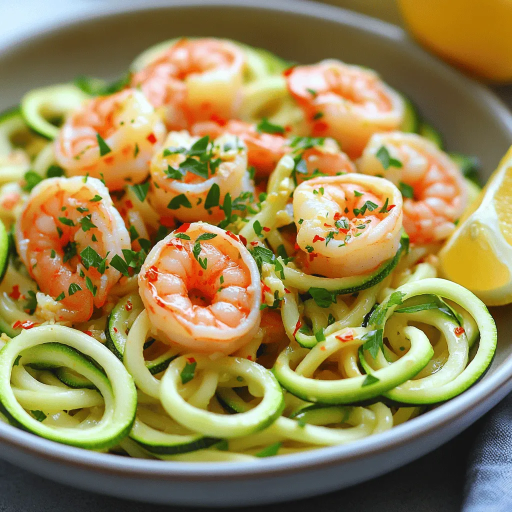 Shrimp Scampi Zoodles Delightful and Simple Recipe