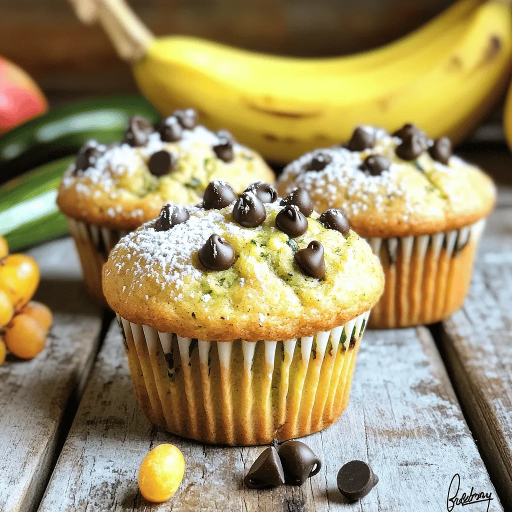 Skinny Zucchini Banana Muffins Healthy and Tasty Snack