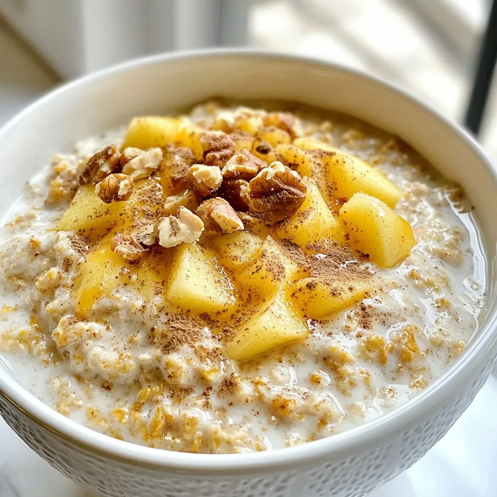 Apple Cinnamon Overnight Oats Simple and Tasty Recipe