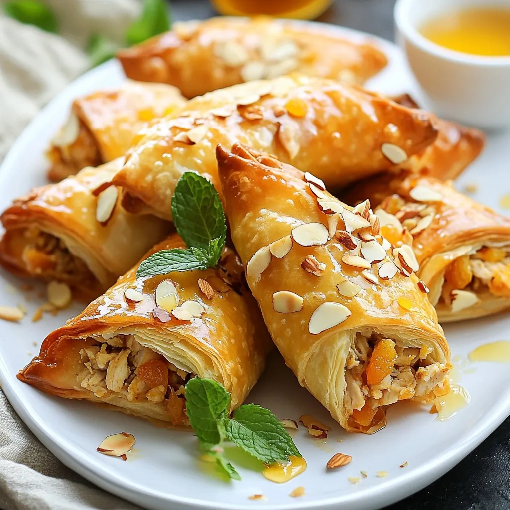 Moroccan Chicken Briouats Flavorful and Simple Recipe