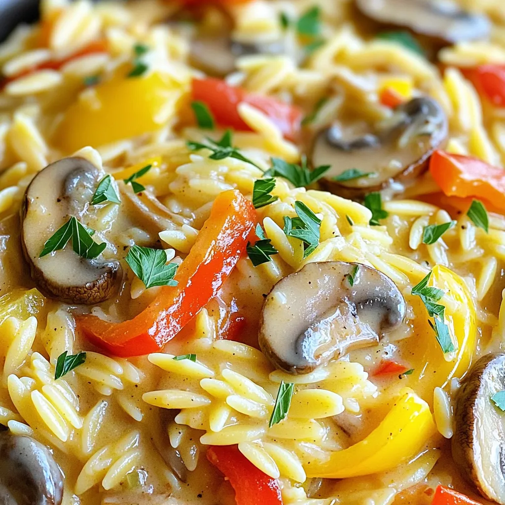One-Pot Creamy Cajun Orzo Savory Dinner Delight