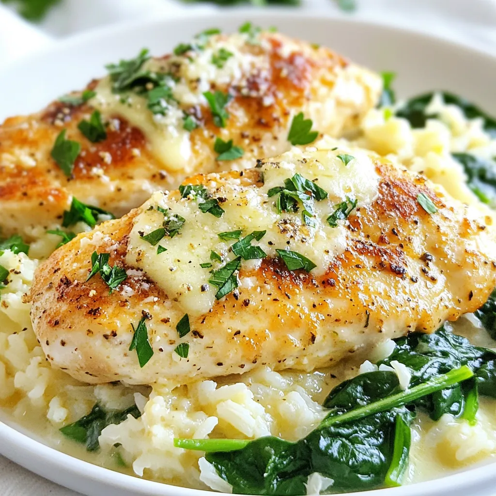 Garlic Parmesan Chicken and Rice Comforting Meal Recipe