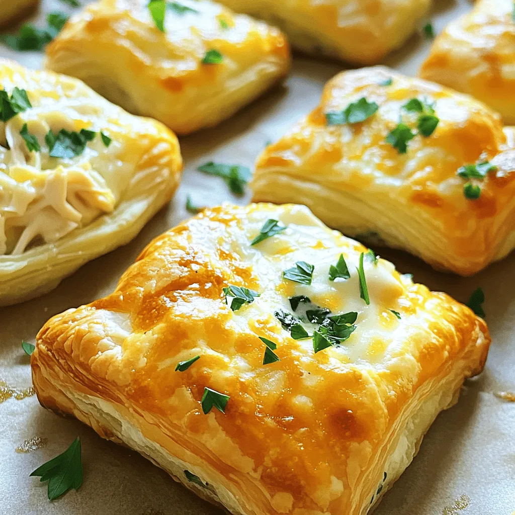 Homemade Chicken Alfredo Puffs Simple and Tasty Treat