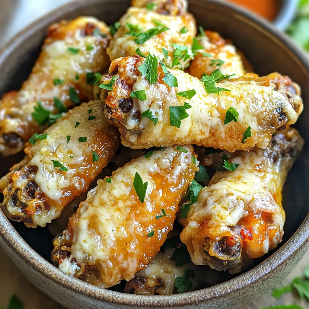 Air Fryer Garlic Parmesan Wings Tasty and Simple Dish