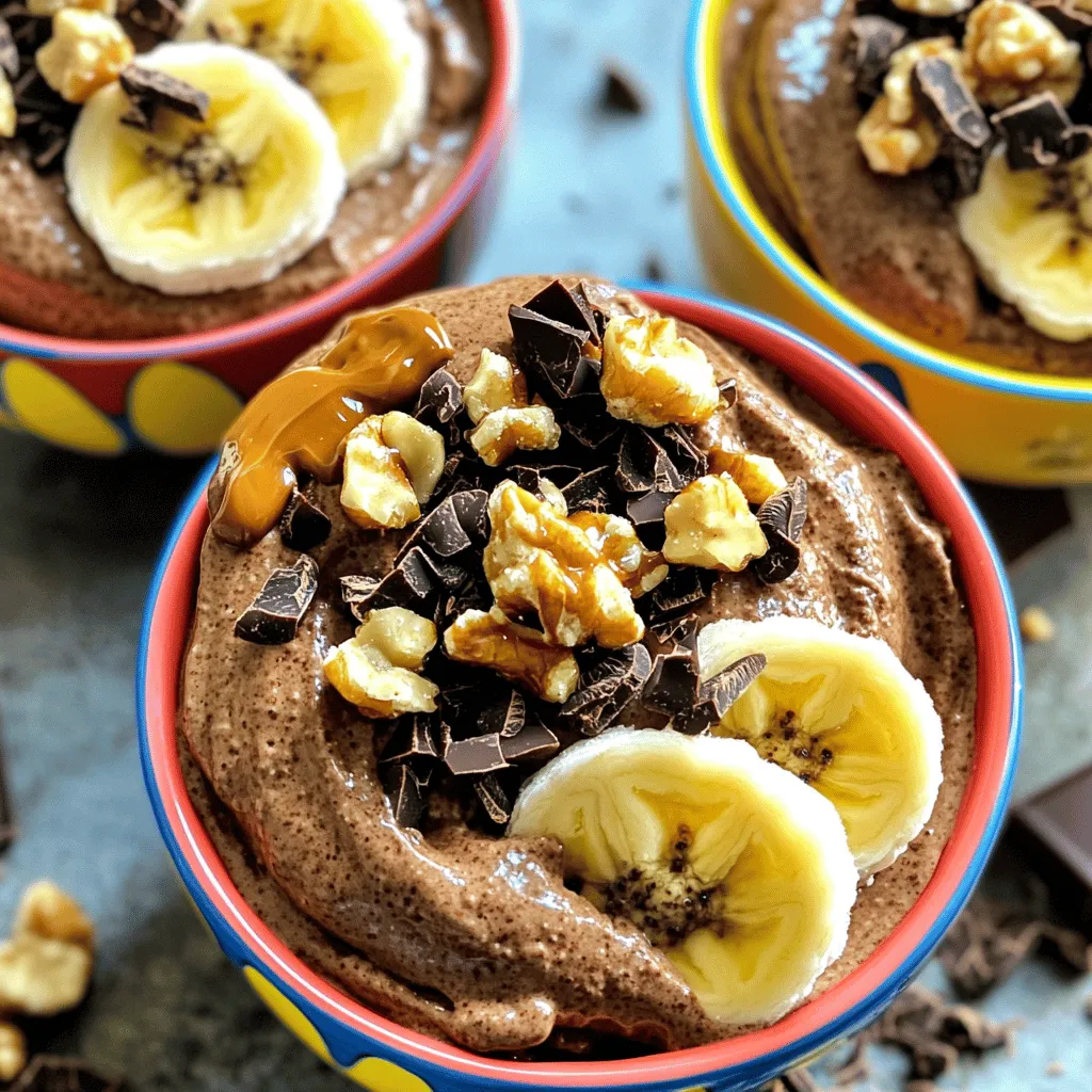 Chocolate Banana Nice Cream Bowls Delightful Treat