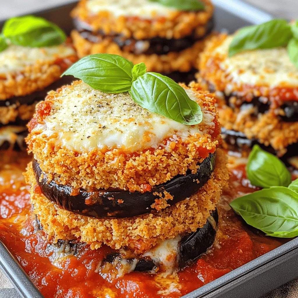 Eggplant Parmesan Stacks Flavorful and Easy Recipe