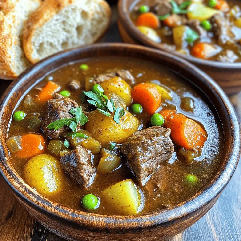 Savory Slow Cooker Beef Stew Easy and Hearty Meal