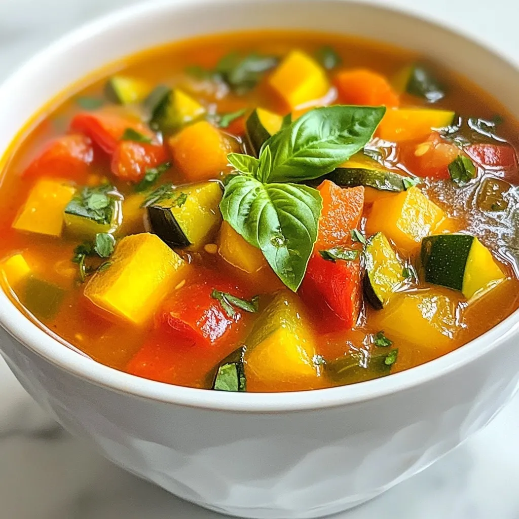 Ratatouille Soup Flavorful Comfort in a Bowl