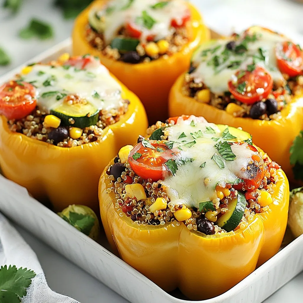 Veggie Stuffed Bell Peppers Healthy and Flavorful Dish