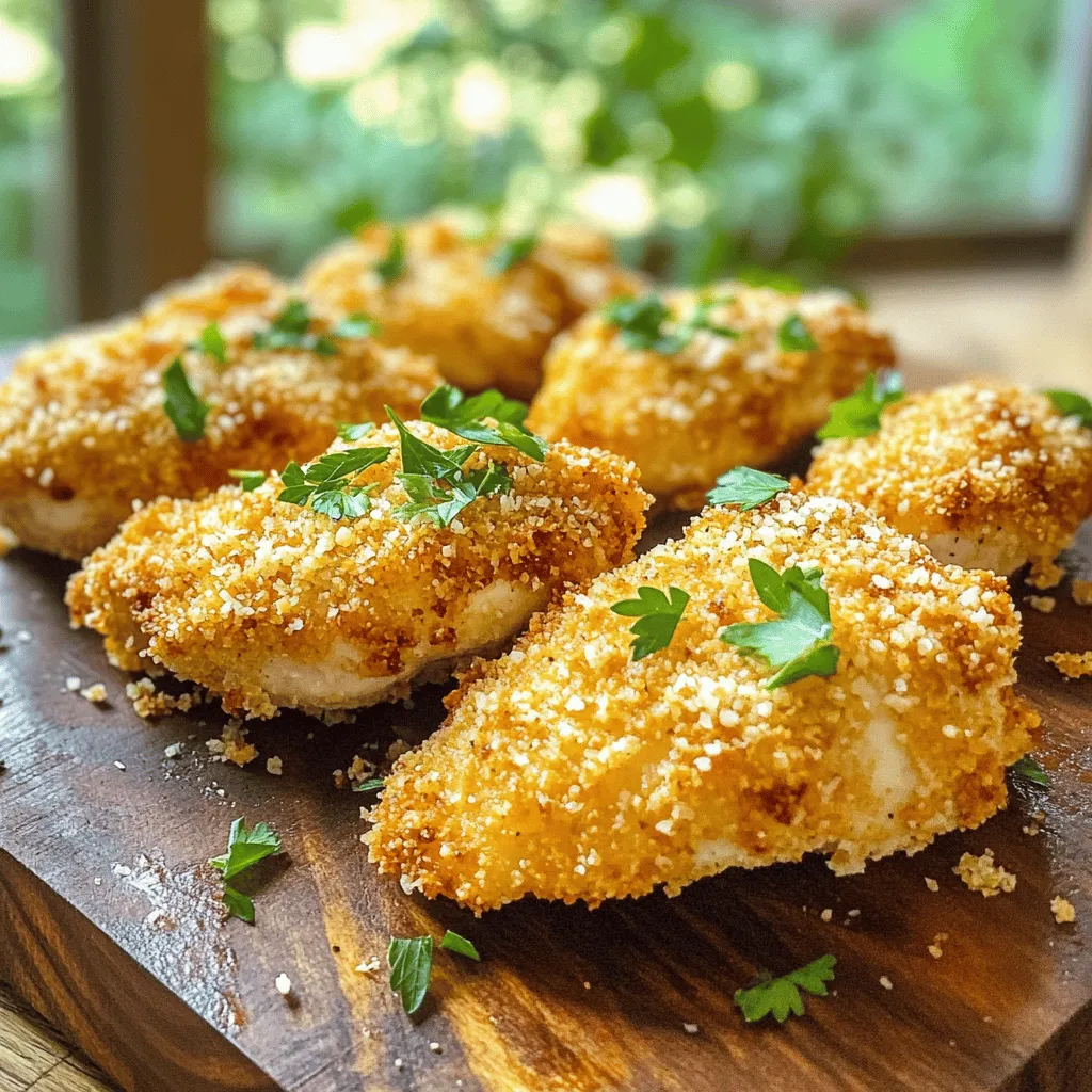 Air Fryer Parmesan Crusted Chicken Delightful Recipe