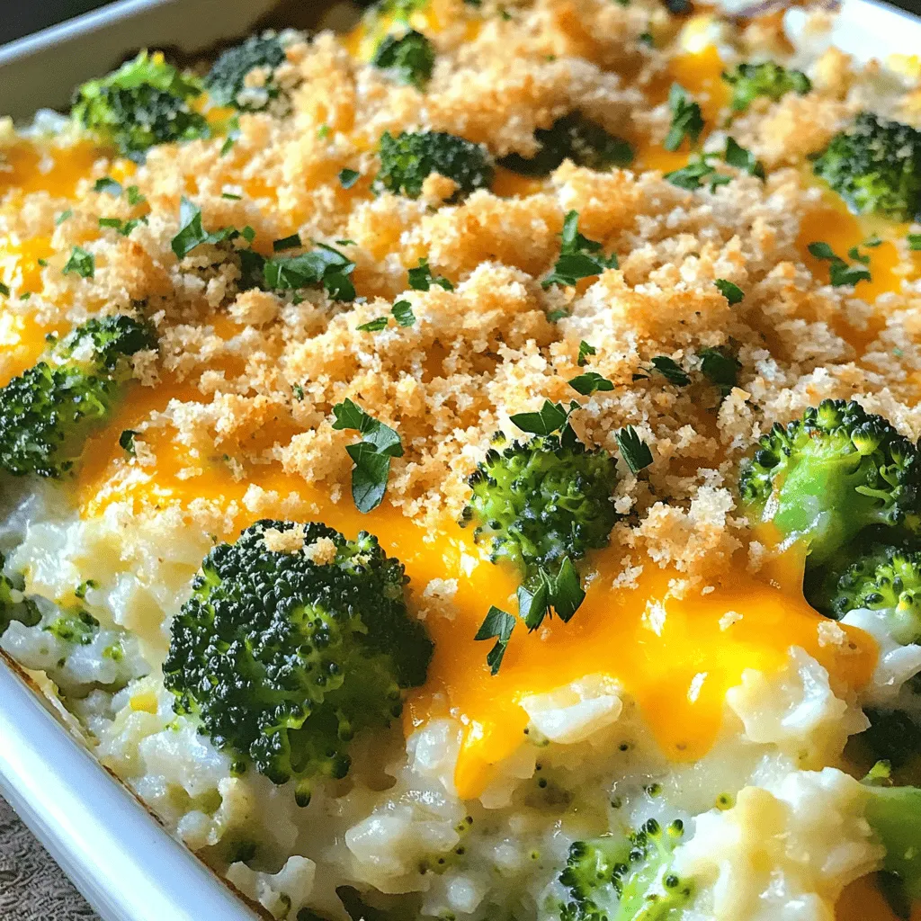 Cheesy Broccoli Rice Casserole Perfect Comfort Dish