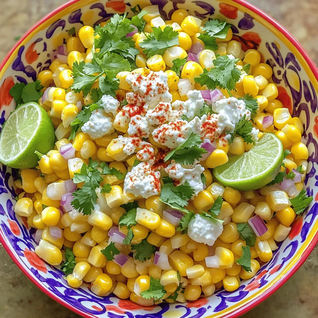 Mexican Street Corn Salad Fresh and Flavorful Recipe