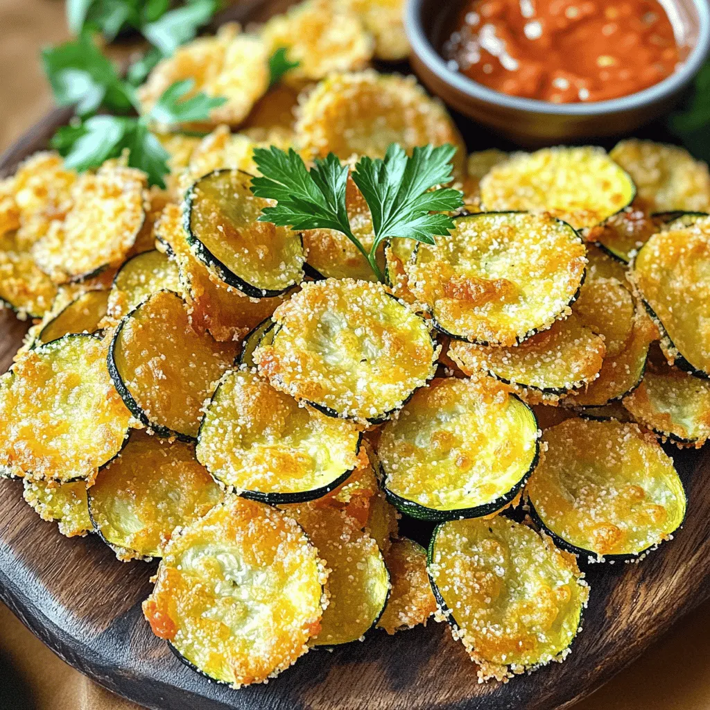 Parmesan Zucchini Chips Tasty and Crunchy Snack