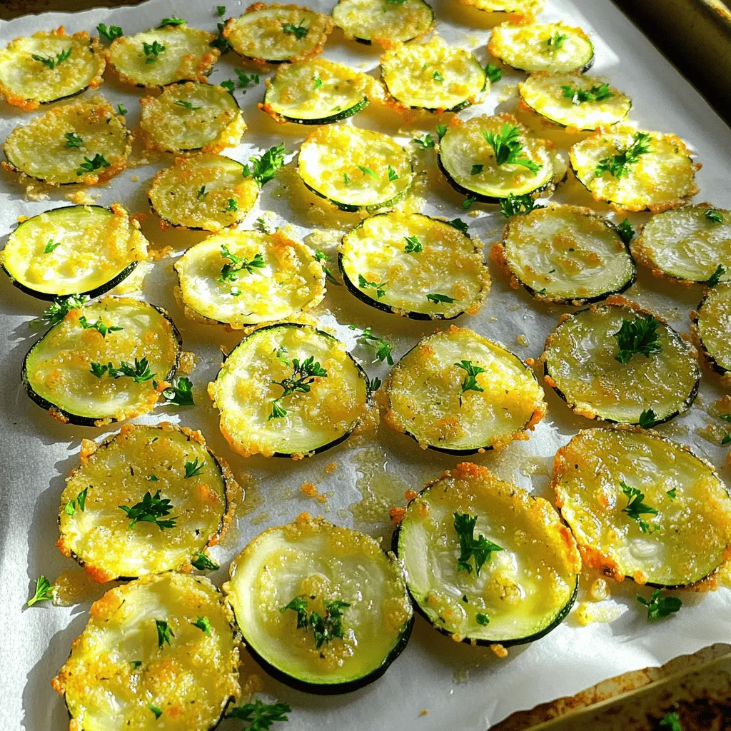 Garlic Parmesan Zucchini Chips Crispy and Flavorful