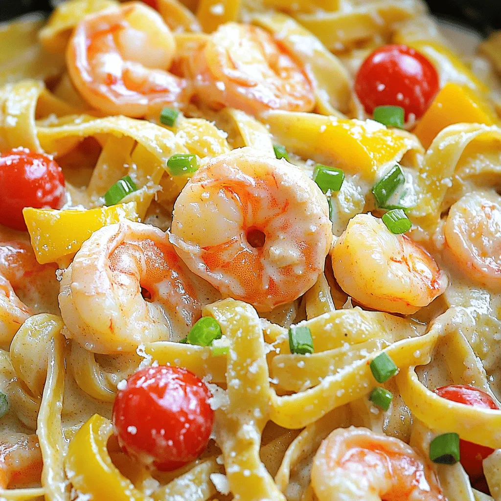 One Pot Creamy Cajun Shrimp Pasta Delight