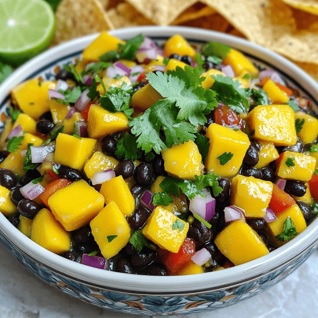 Mango Black Bean Salsa Tasty and Fresh Recipe