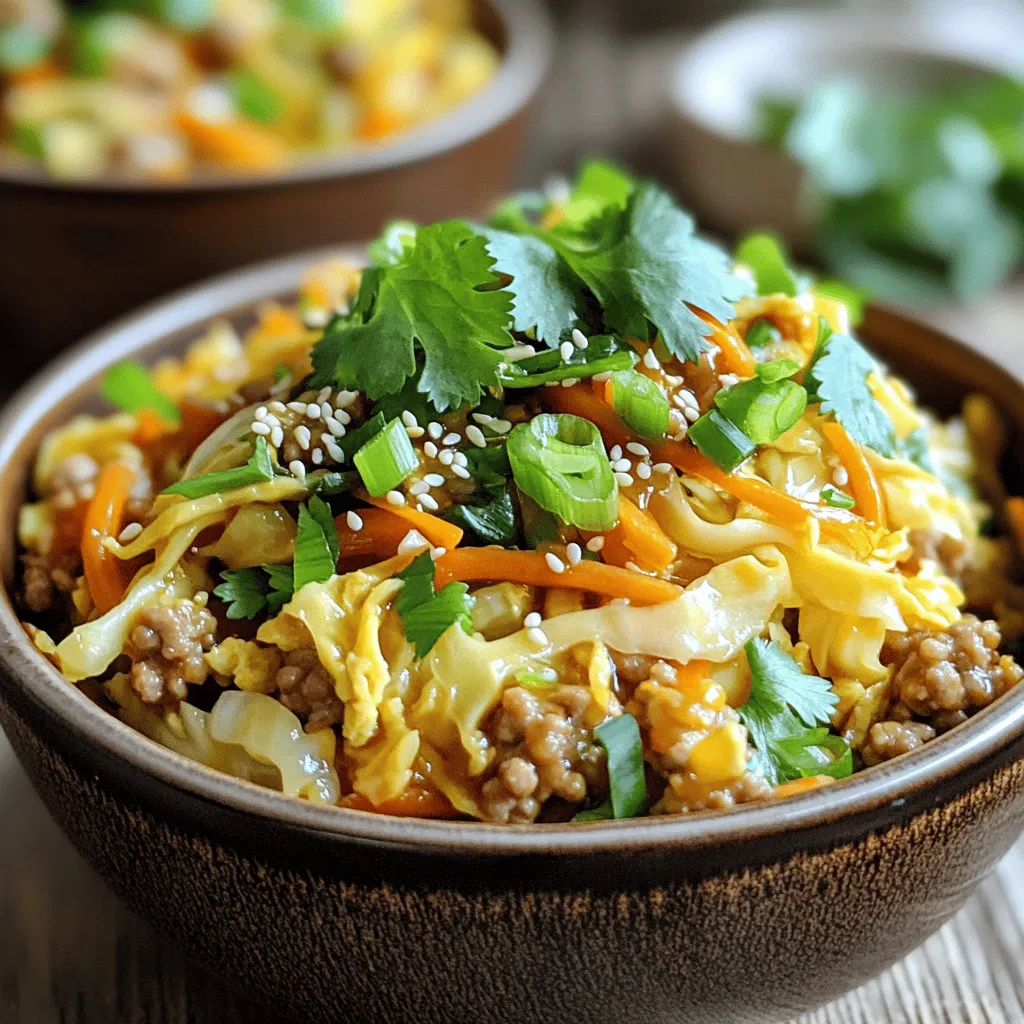 Egg Roll in a Bowl Tasty and Quick Dinner Option