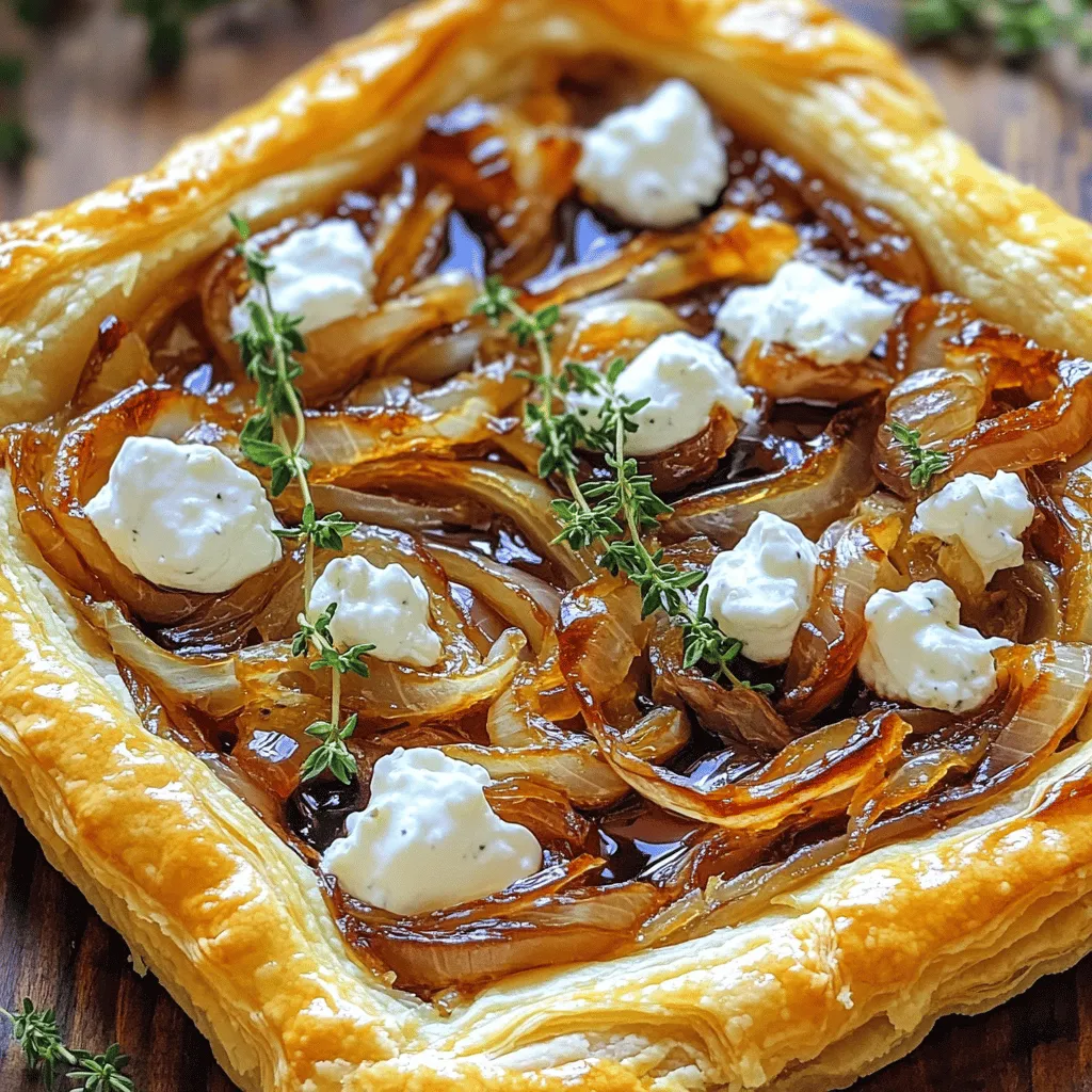 Caramelized Onion and Goat Cheese Tart Delight