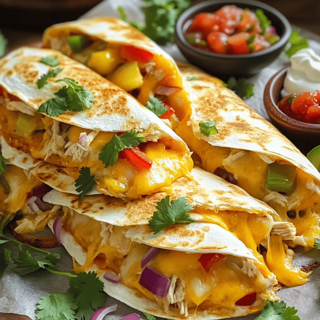 Easy Chicken Quesadillas Delicious and Quick Meal