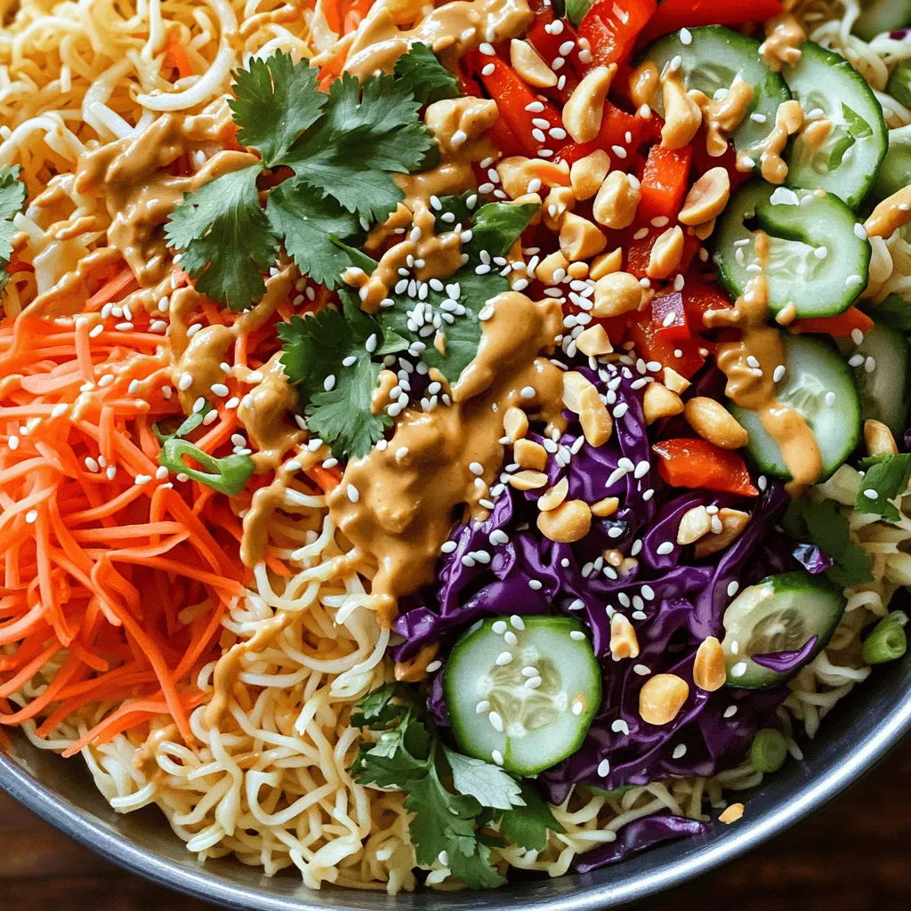 Thai Peanut Noodle Salad Fresh and Flavorful Delight