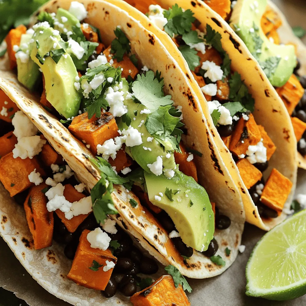 Sweet Potato Black Bean Tacos Flavorful and Easy Meal
