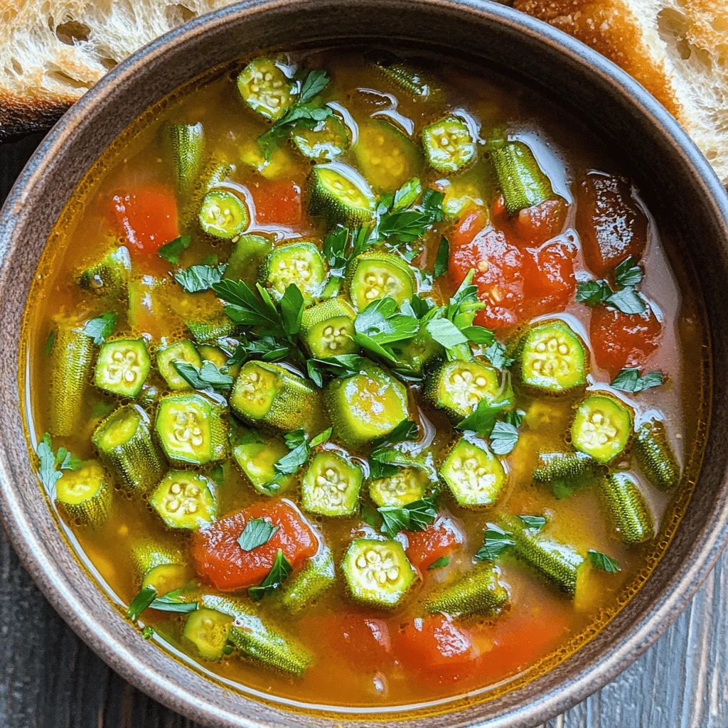 Classic Okra Stew Comforting and Hearty Meal
