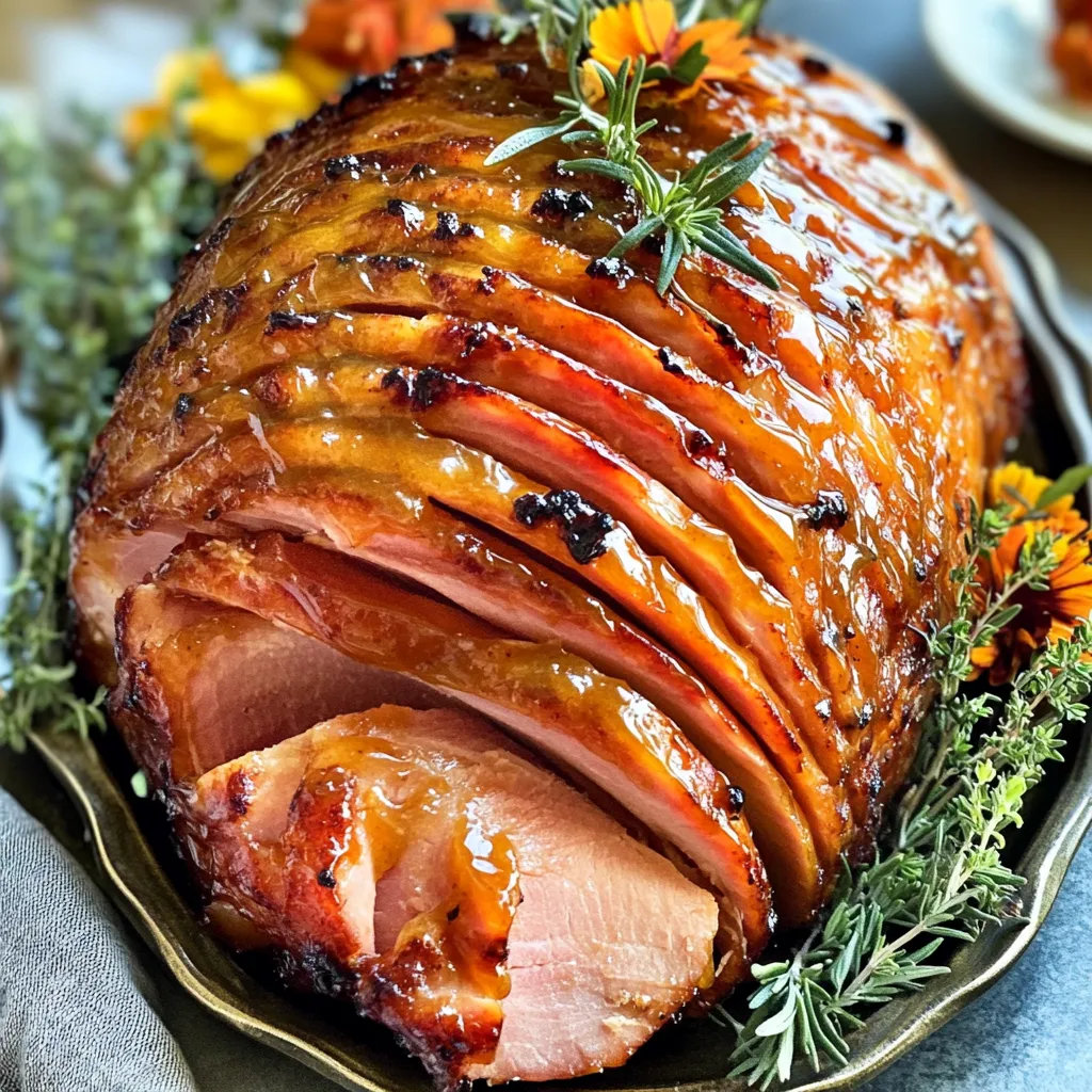 Maple Brown Sugar Glazed Ham Festive Family Dish
