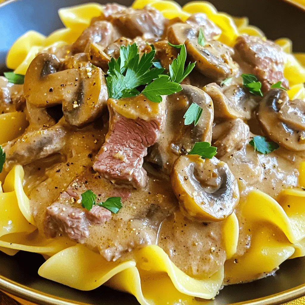 Classic Beef Stroganoff Savory and Comforting Meal