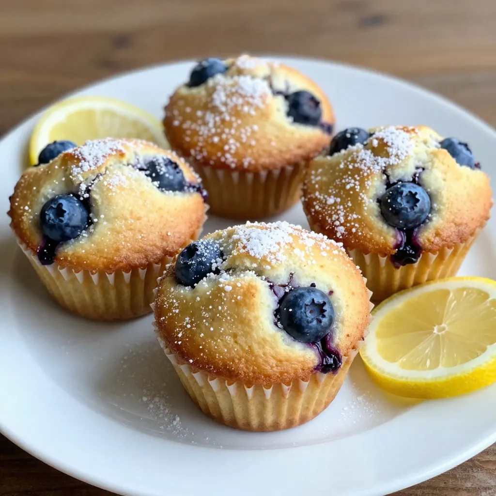 Blueberry Lemon Yogurt Muffins Delightful and Easy
