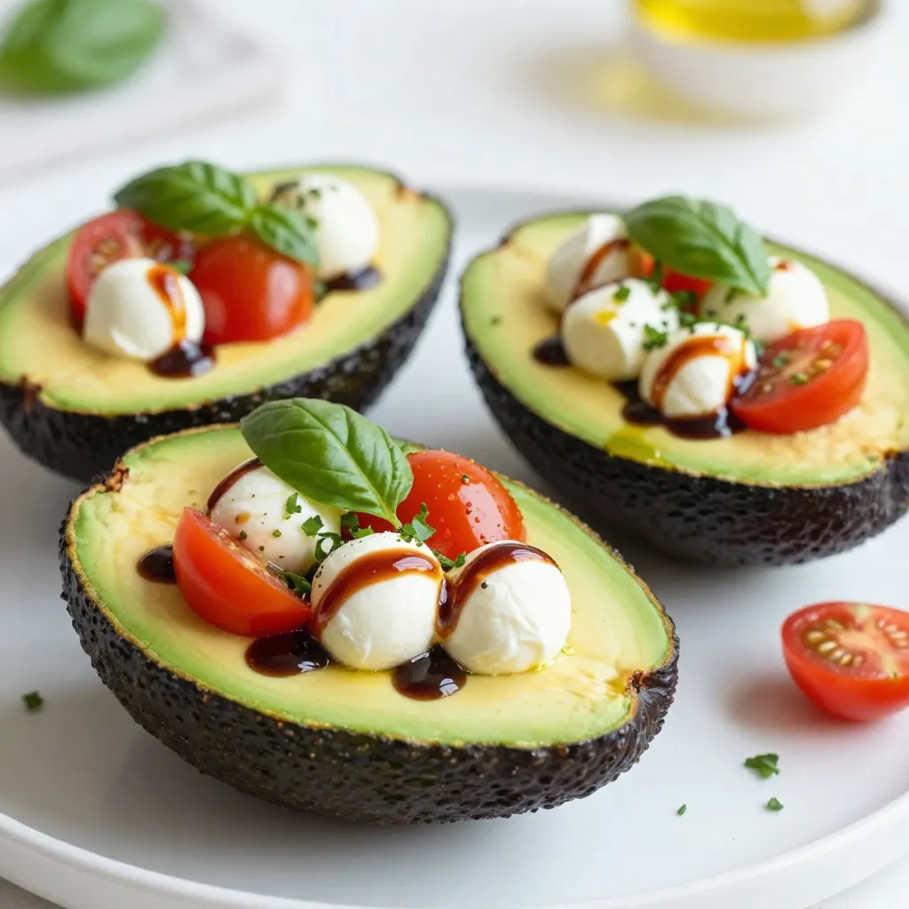 Caprese Stuffed Avocados Flavorful and Fresh Dish
