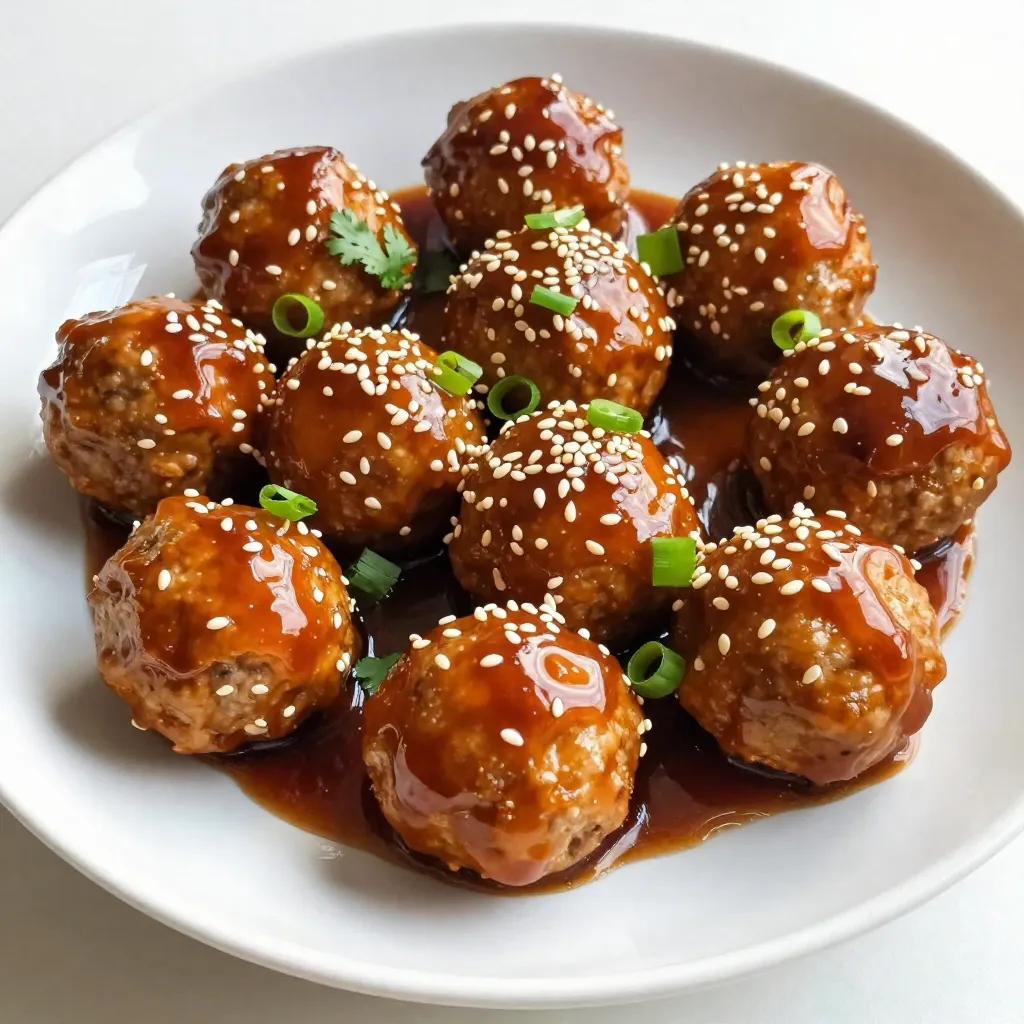 Baked Teriyaki Meatballs Tasty and Easy Recipe