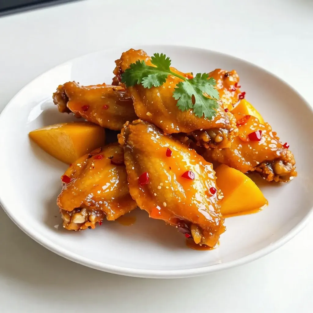 Mouthwatering Mango Habanero Chicken Wings Recipe