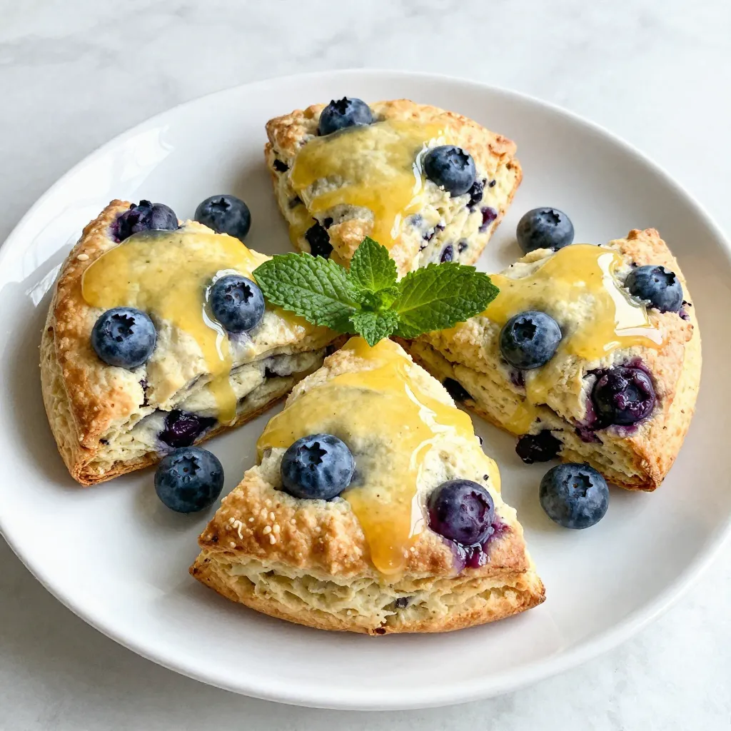 Lemon Blueberry Scones Fresh and Tasty Delight