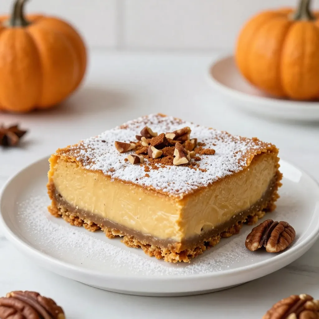 Pumpkin Spice Cheesecake Bars Delightful Festive Treat