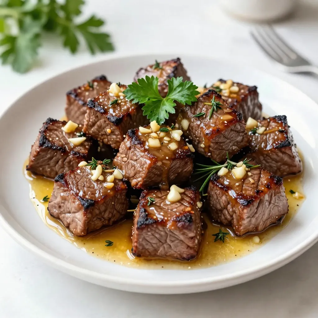 Garlic Butter Steak Bites Tender and Flavorful Dish
