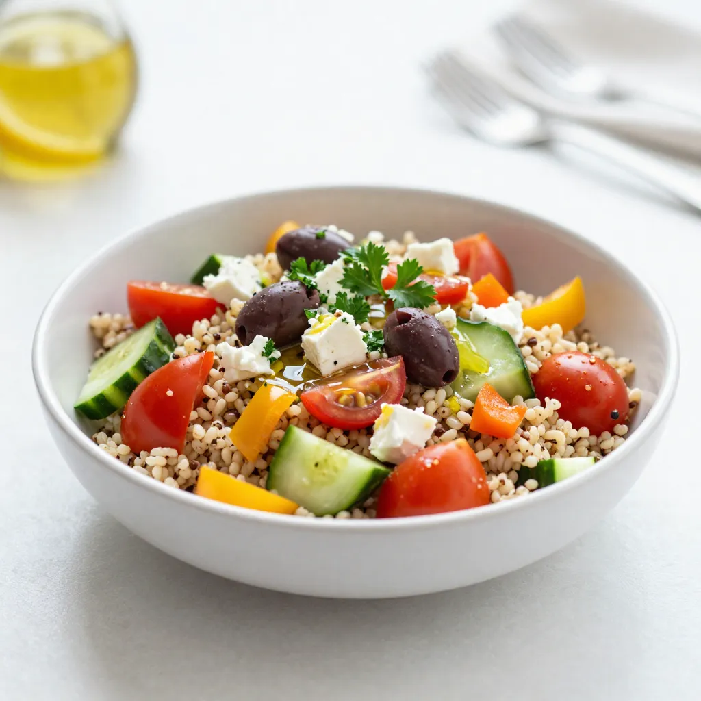 Mediterranean Quinoa Salad Fresh and Nutritious Meal