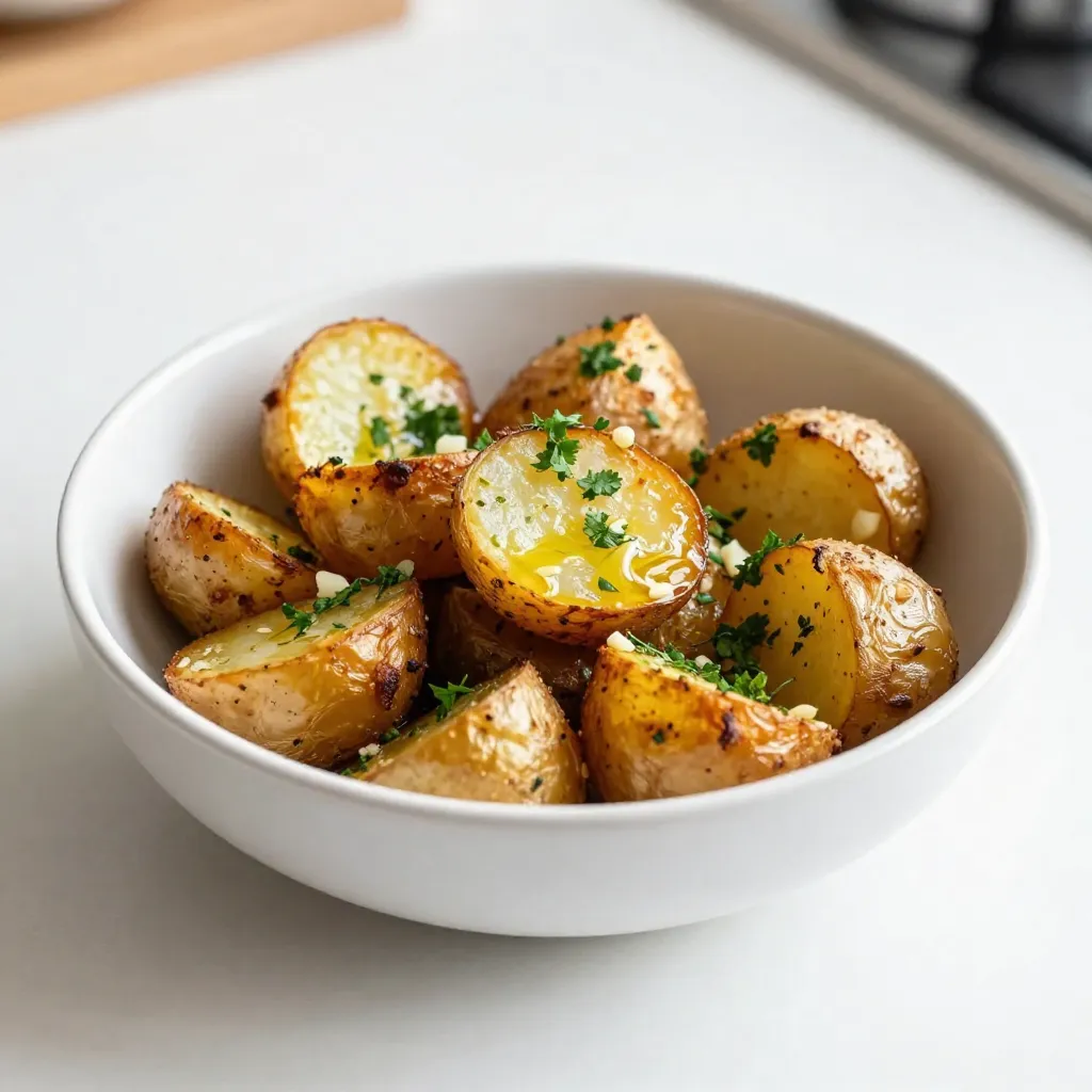 Garlic Herb Roasted Potatoes Flavorful Side Dish Delight