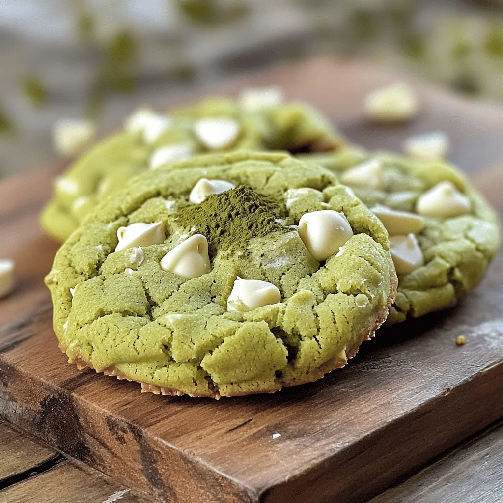 Matcha White Chocolate Cookies Irresistible Treat