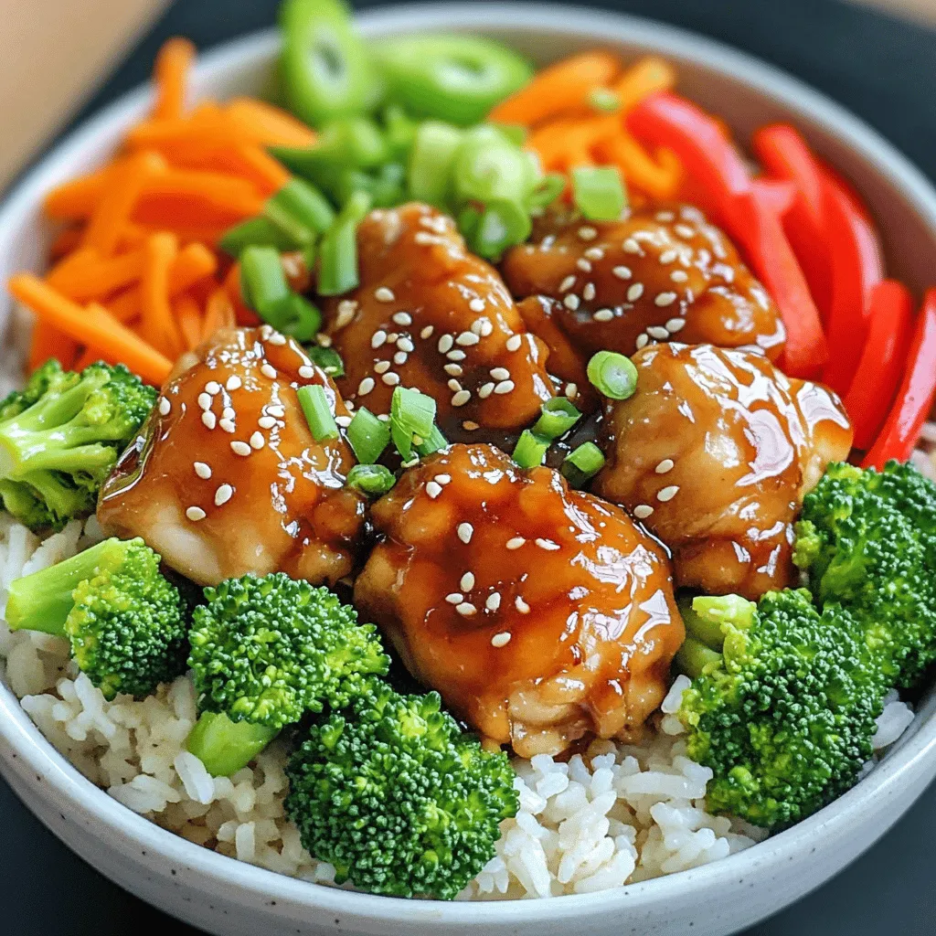 Teriyaki Chicken Rice Bowls Savory and Satisfying Meal