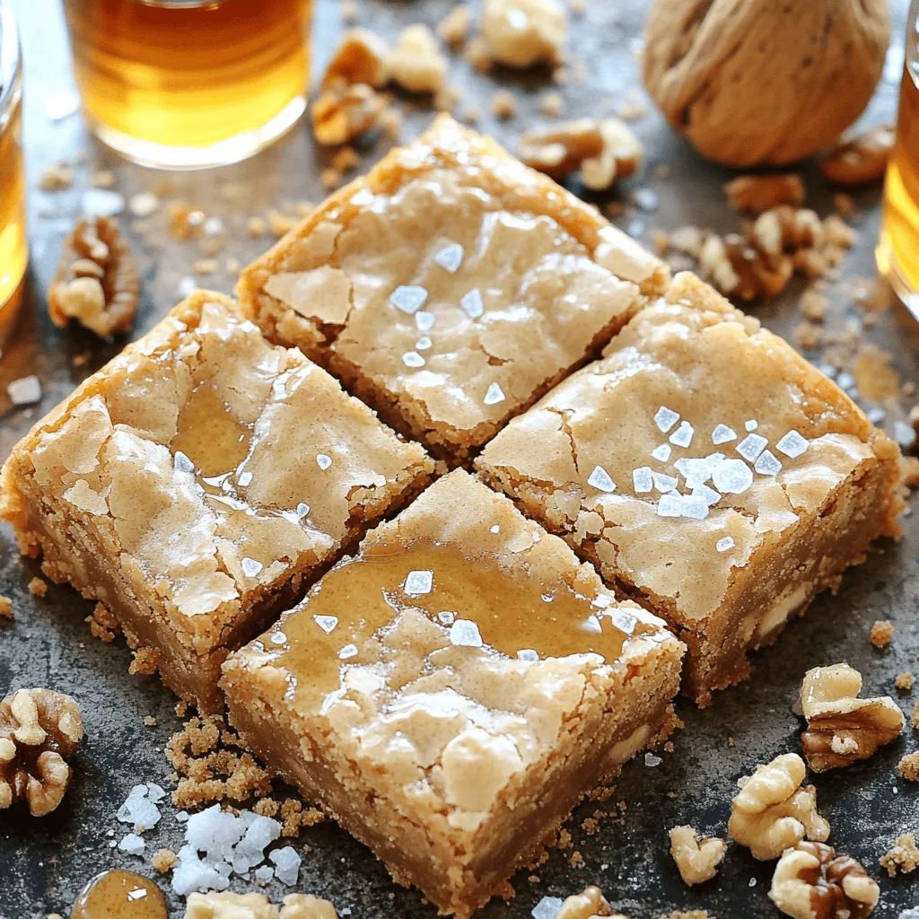 Brown Butter Maple Blondies Fluffy and Sweet Dessert