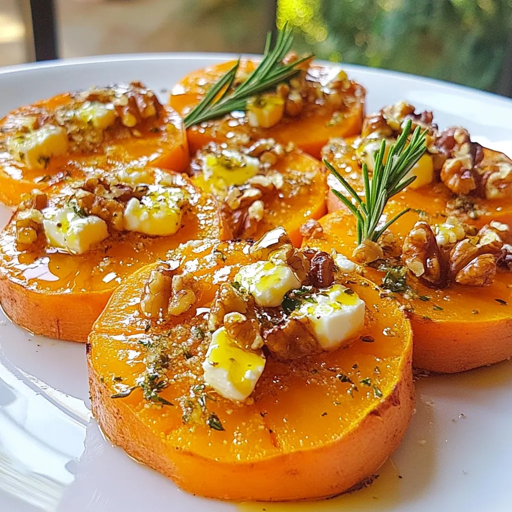 Honey Feta Sweet Potato Rounds Tasty and Easy Recipe