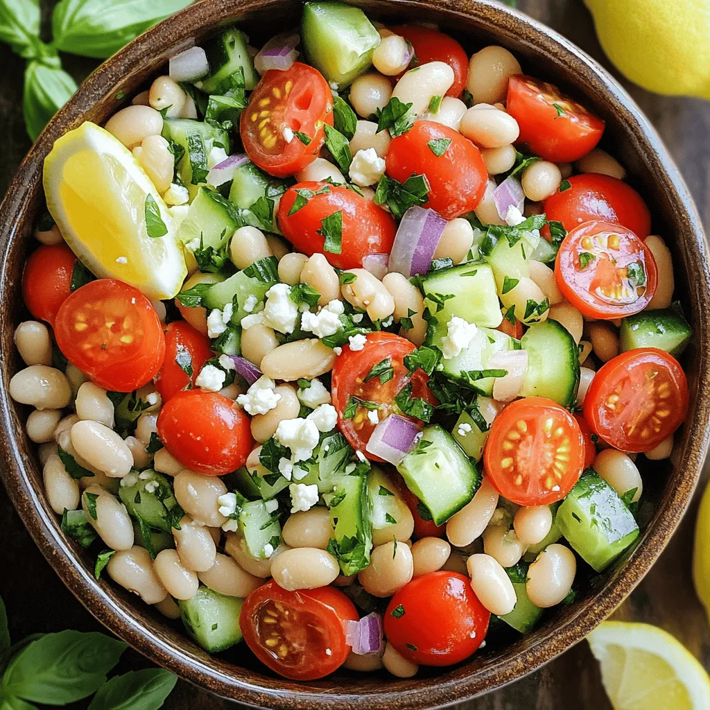 Tuscan White Bean Salad Fresh and Flavorful Dish