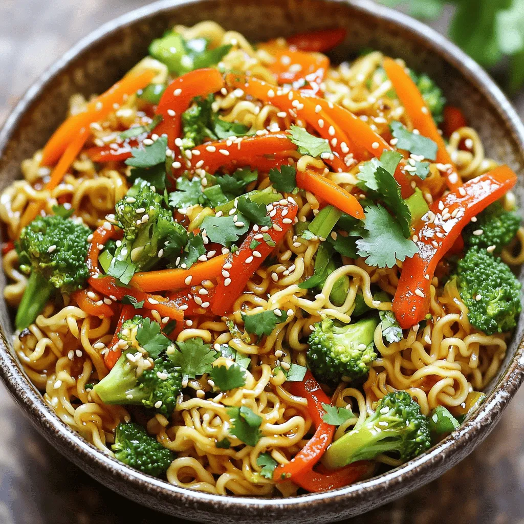Viral Ramen Noodle Stir Fry Flavorful and Quick Meal