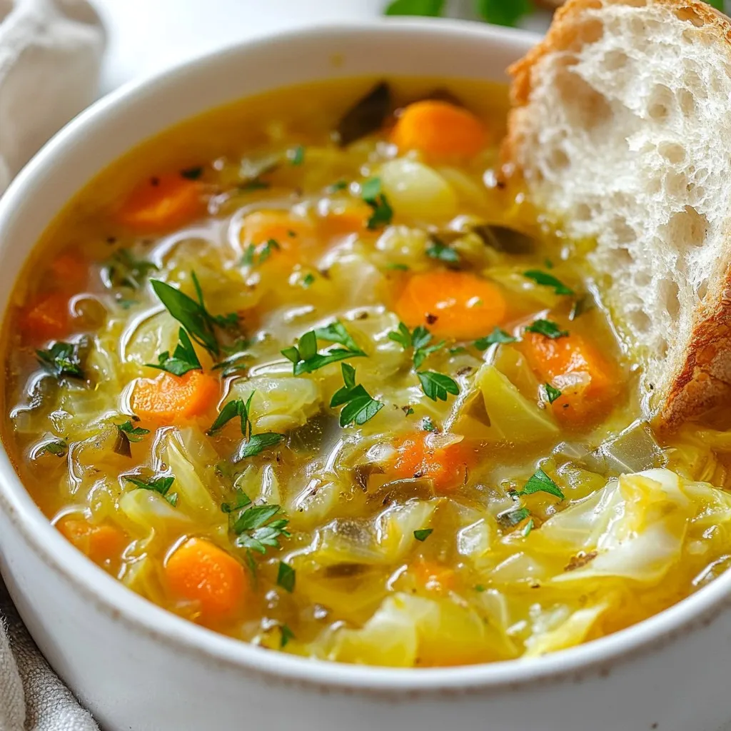 Classic Cabbage Soup Flavorful and Nourishing Recipe