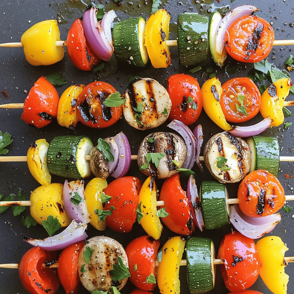 Rainbow Veggie Skewers Packed with Flavorful Goodness