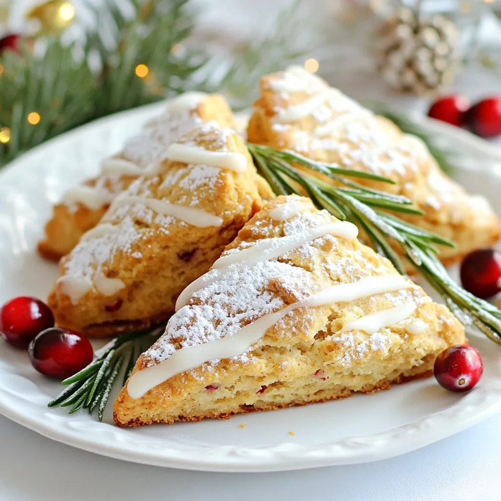 Christmas Bakery Gingerbread Scones Festive Delight