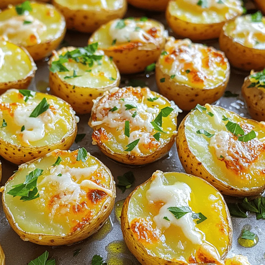 Garlic Parmesan Roasted Potatoes Crispy and Flavorful